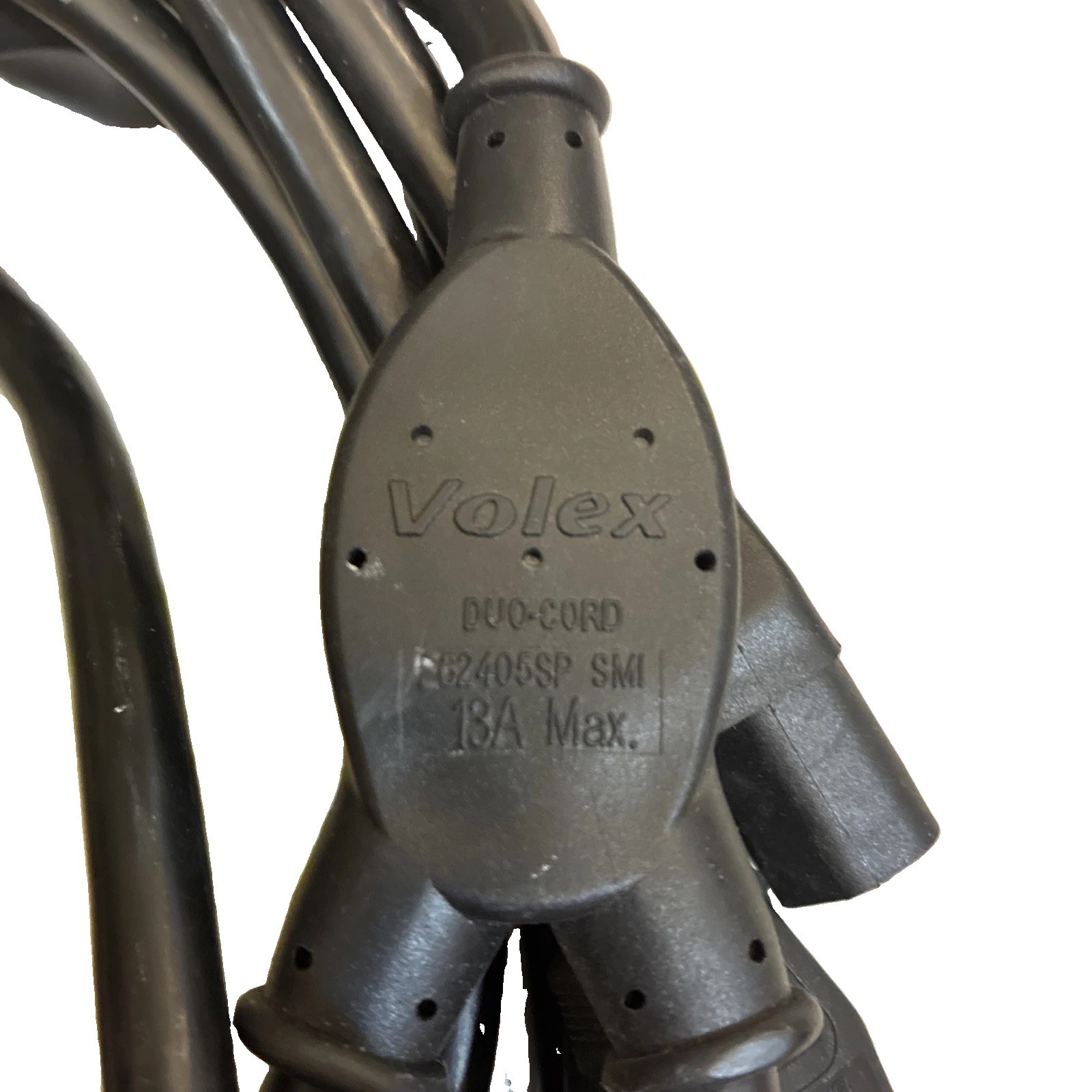 Volex Duo Cord 8ft + 2ft Y Splitter Power Cord Cable E62405SP-SMI 13A