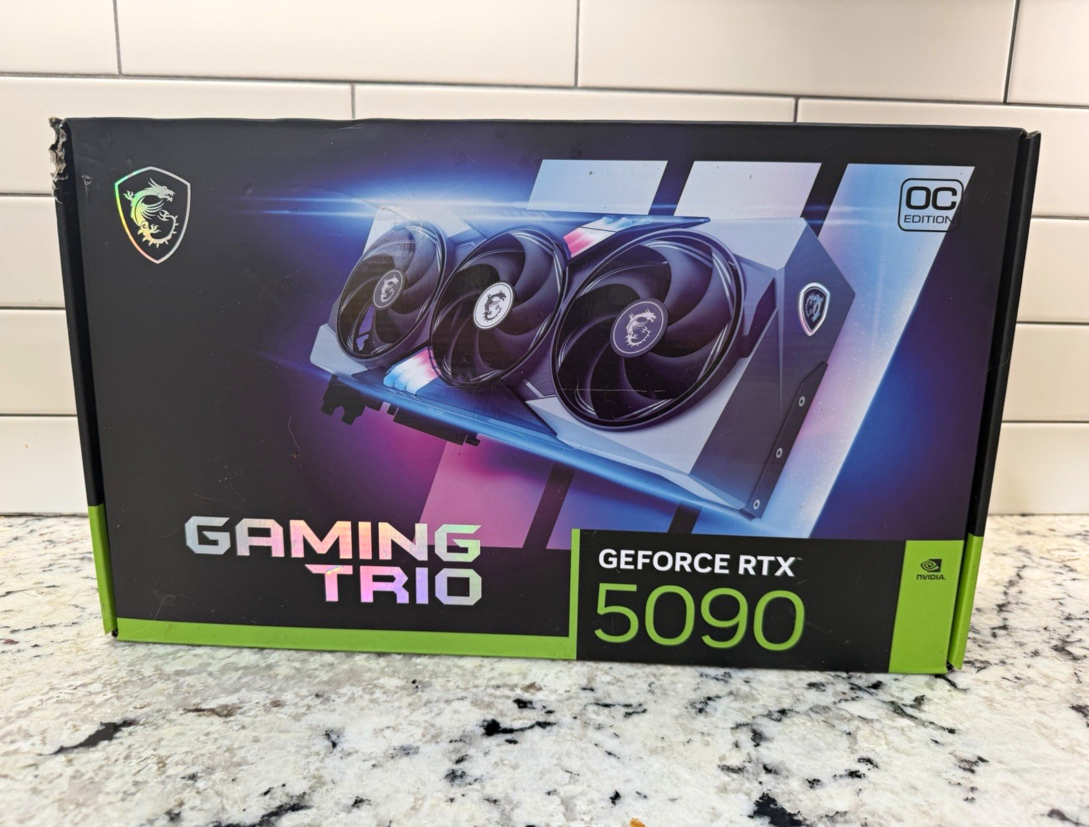 MSI Gaming Trio NVIDIA GeForce RTX 5090 OC Graphics Card 32GB GDDR7 RGB
