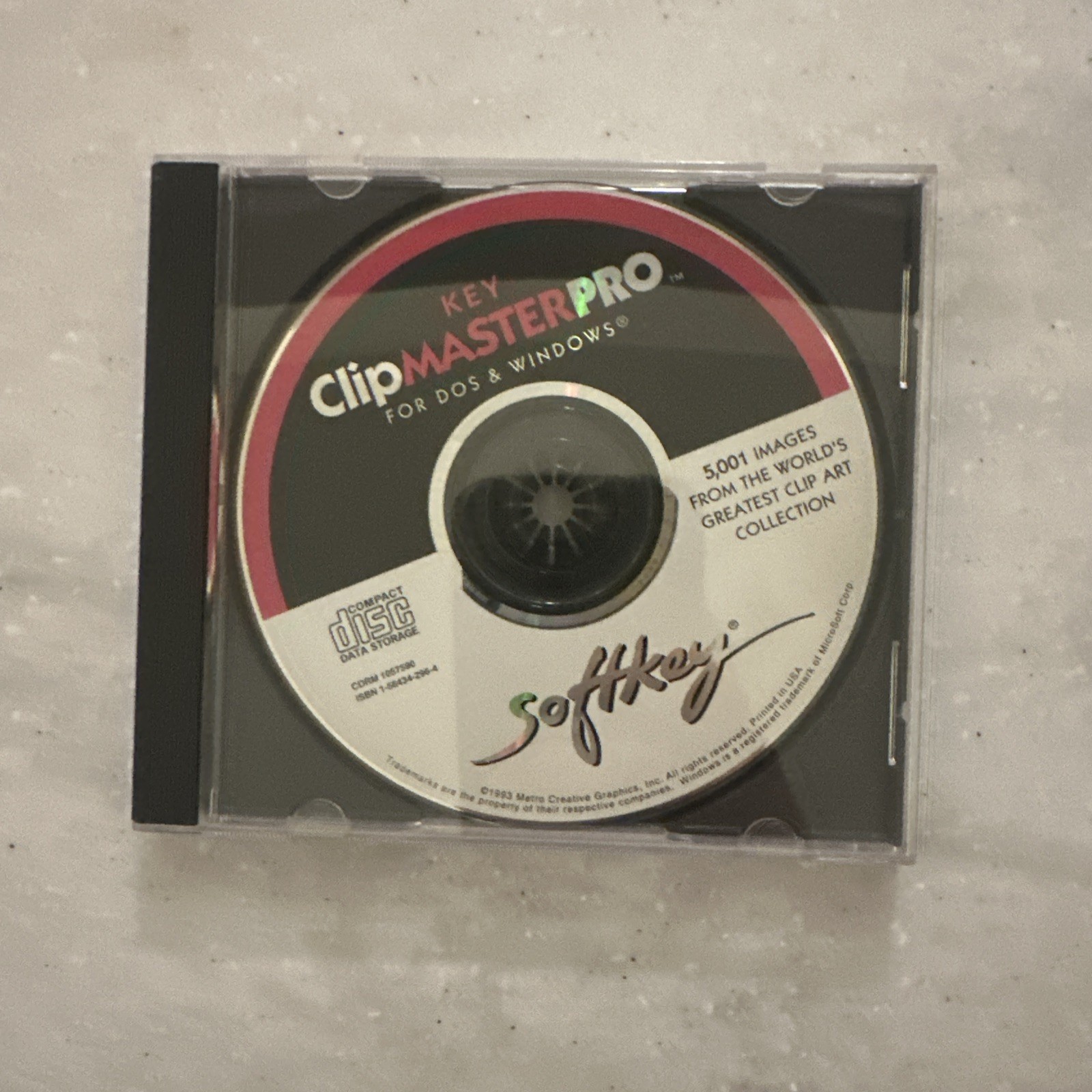 Key Clip Master Pro PC Software CD-ROM Typing Shortcut Tool Windows Jewel Case