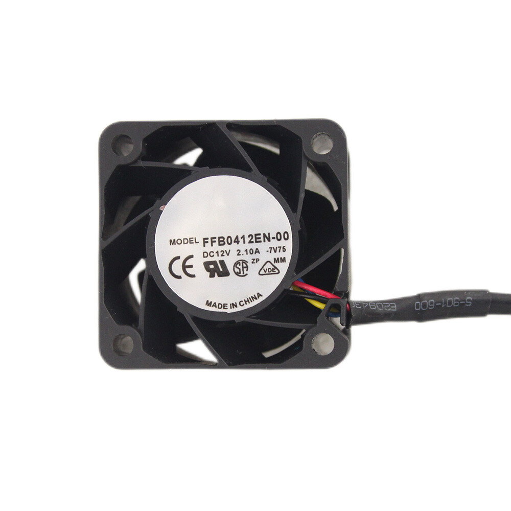 For DELTA FFB0412EN-00 40*40*28mm 12V 2.10A Server Power Cooling Fan 4pin
