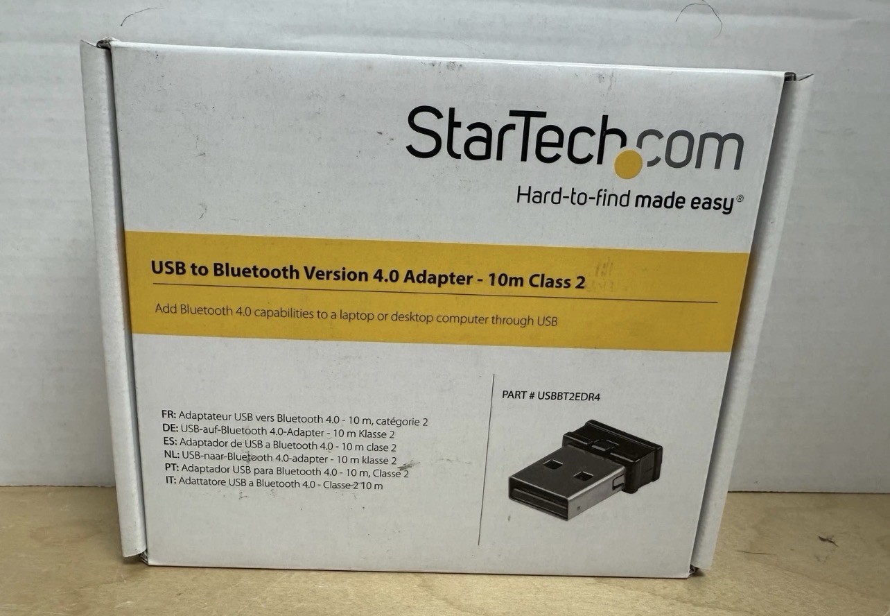 StarTech USBBT1EDR2 Mini USB Bluetooth 2.1 Adapter- Class 1 EDR Wireless Network