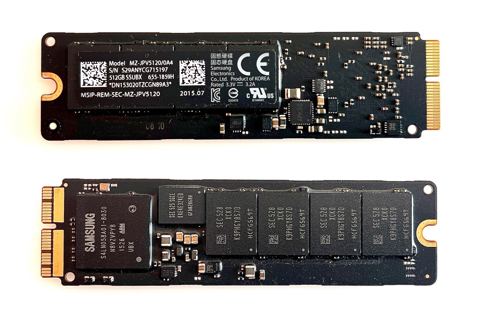 NEW Genuine Apple Samsung PCIe 512GB SSUBX MacBook Pro MacPro 655-1859H