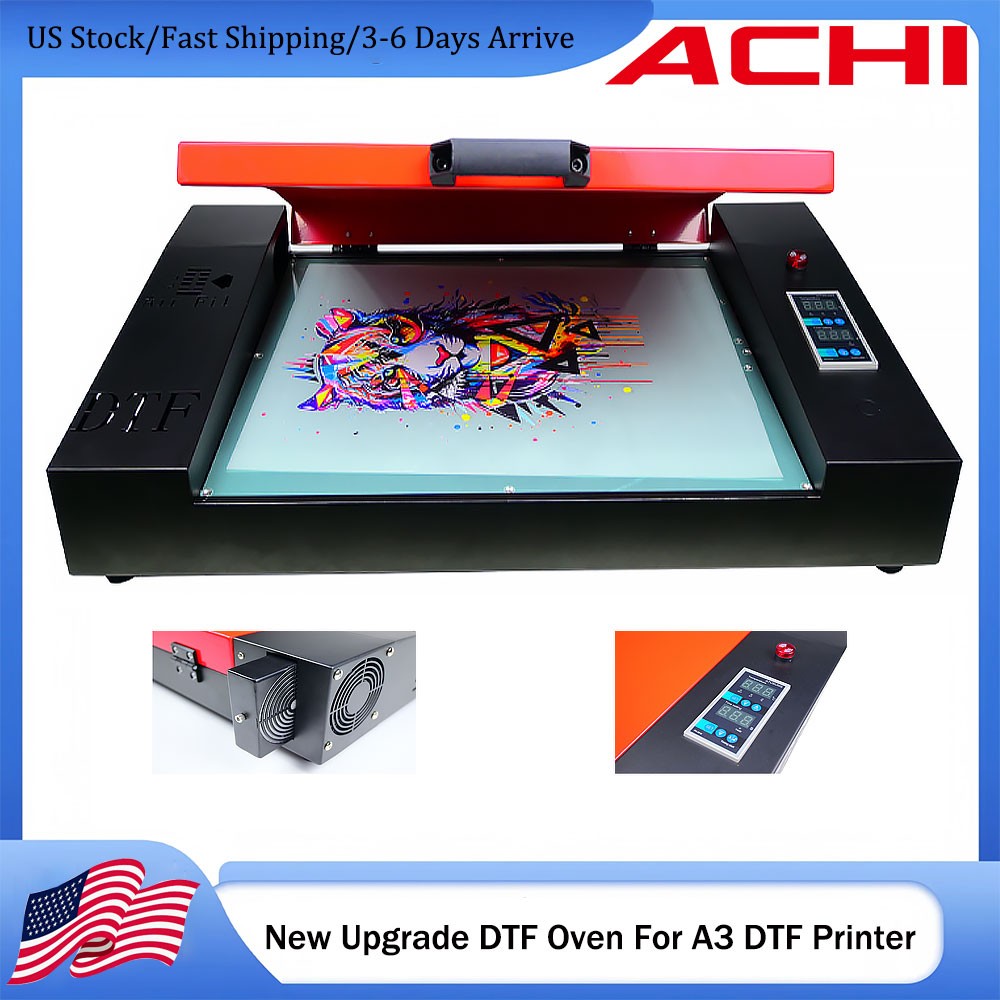 US Ship Upgrade Curing Oven DTF Heated Oven For A3/A4 Size Epson DTF Printer