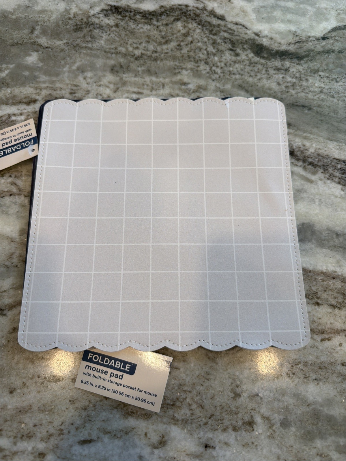 Gray Checkered Mouse pad 