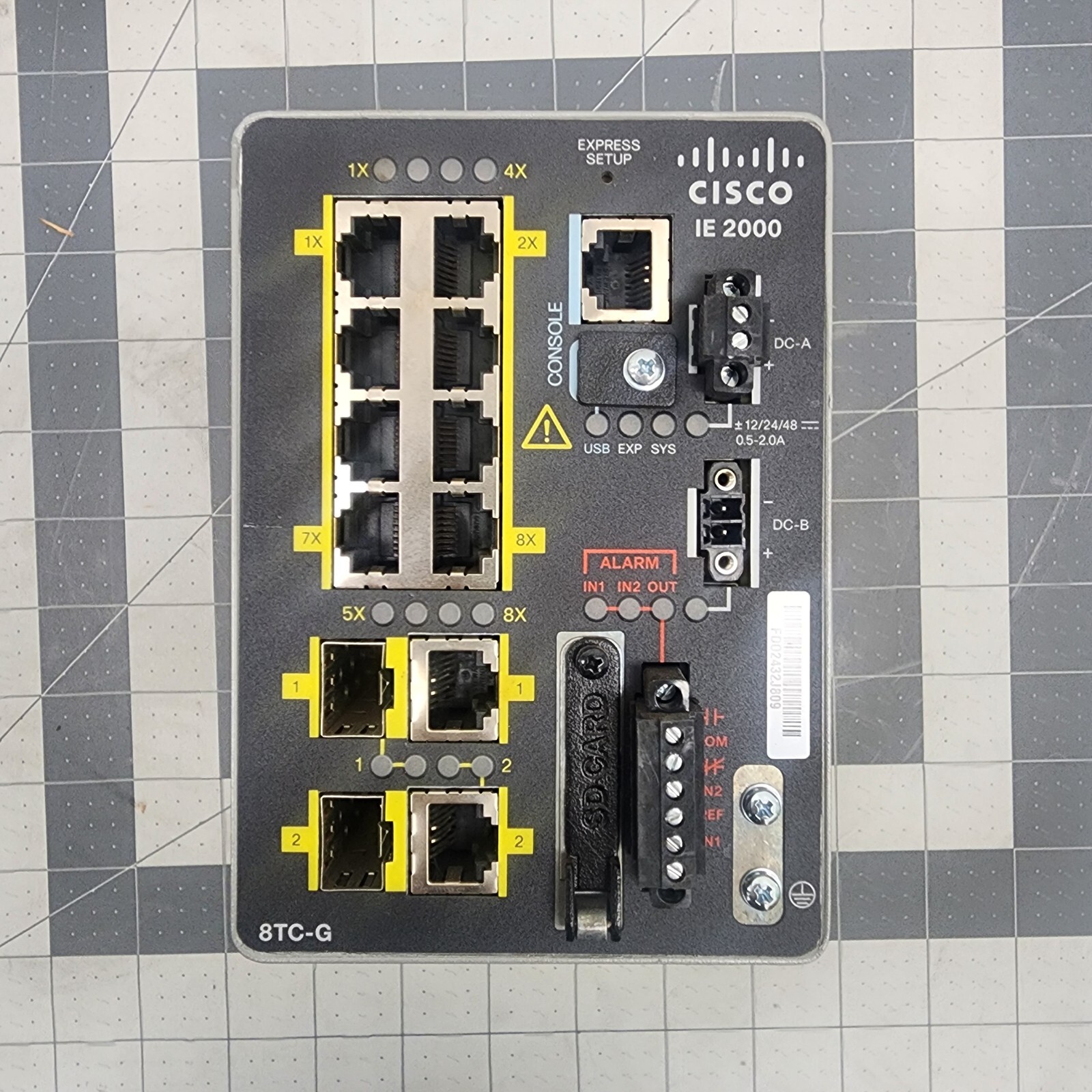 Cisco IE-2000-8TC-G-N Industrial Ethernet Switch [B8F]