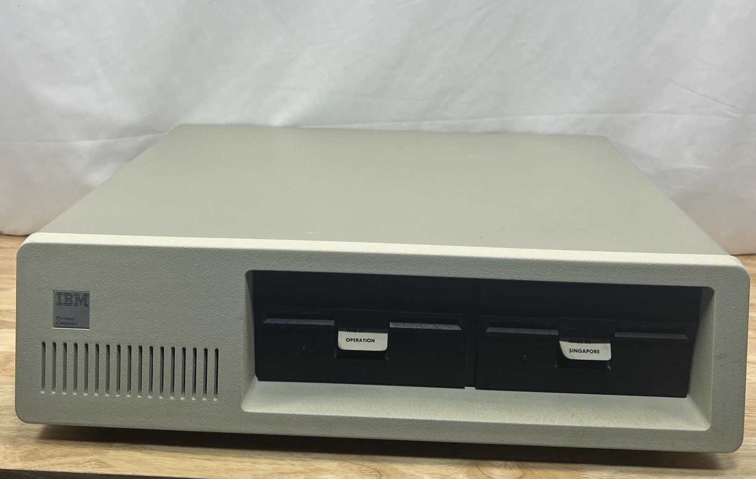 Vintage IBM 5150 First Micro Computer Intel 8088 Two Floppy Drives Tested
