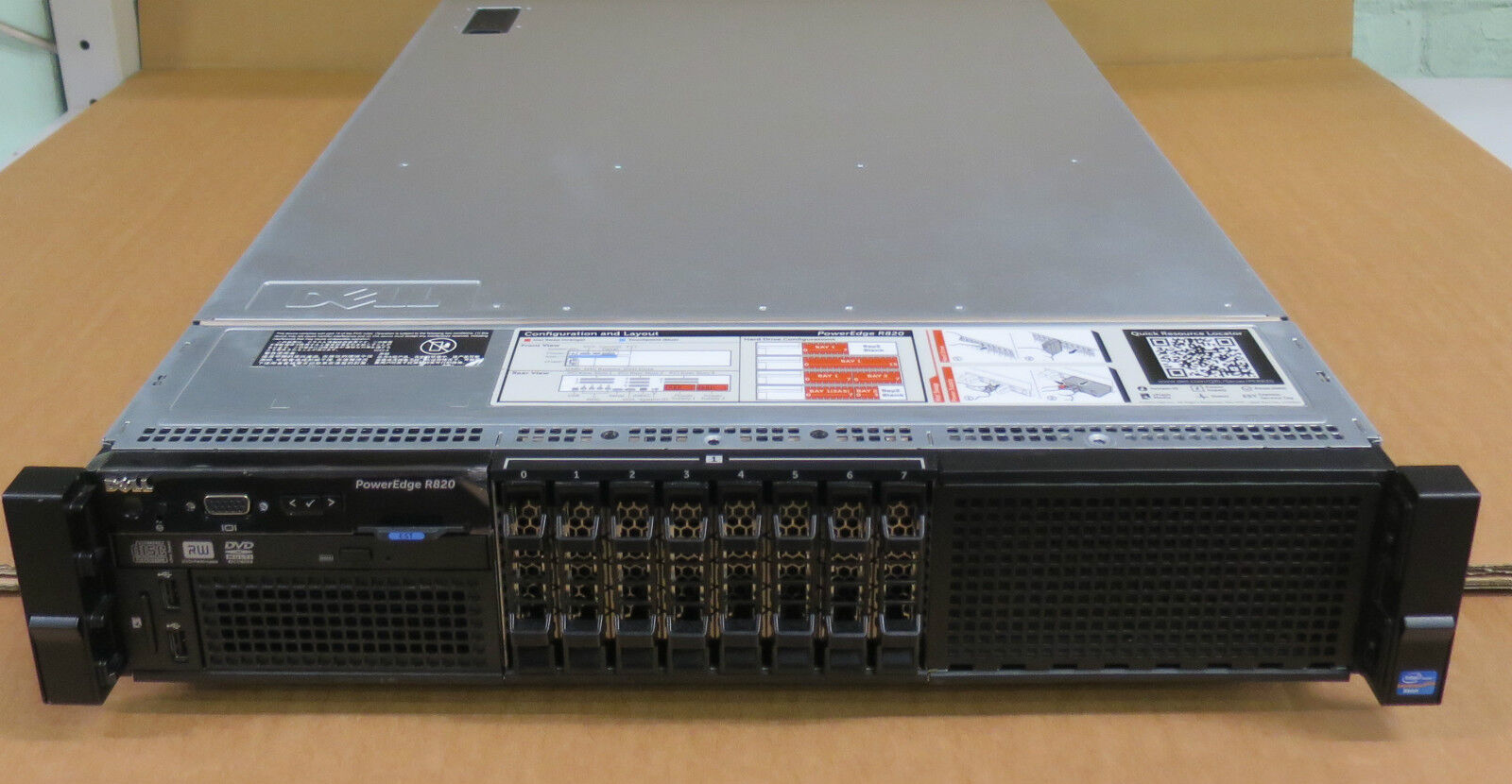 Dell PowerEdge R820 4x8-CORE XEON E5-4620 768GB RAM 2u Rack Mount Server 32 Core