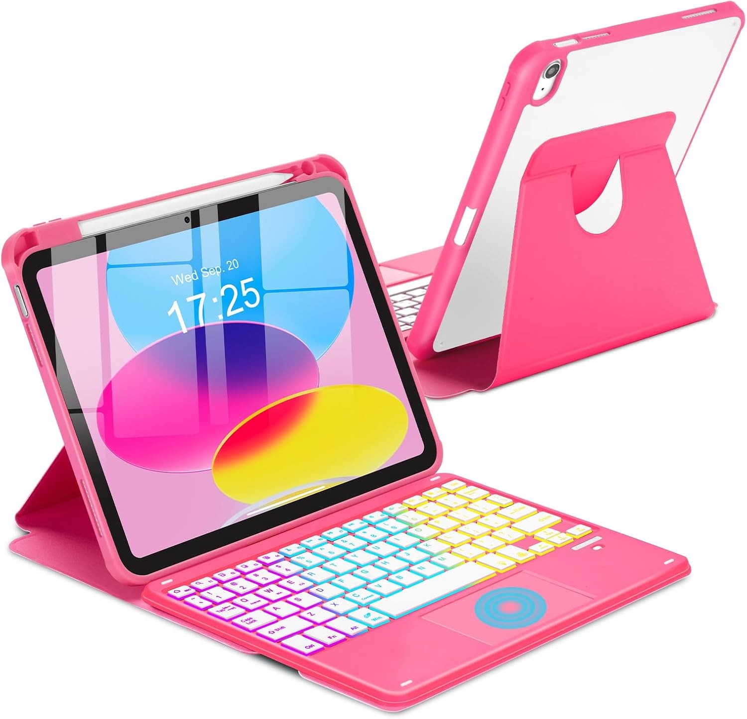 Touchpad For iPad 11th A16 11 inch /10th Generation 10.9", Watermelon Red 