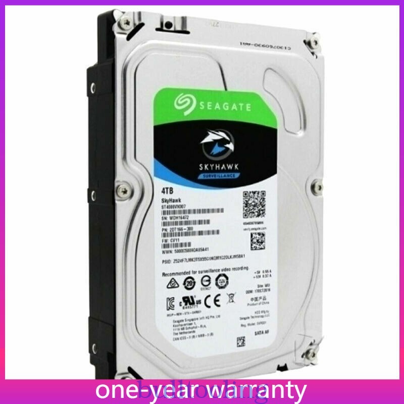 Seagate Skyhawk 4TB ST4000VX007 SATA 3.5 6Gb/s Surveillance Video HDD Hard Drive