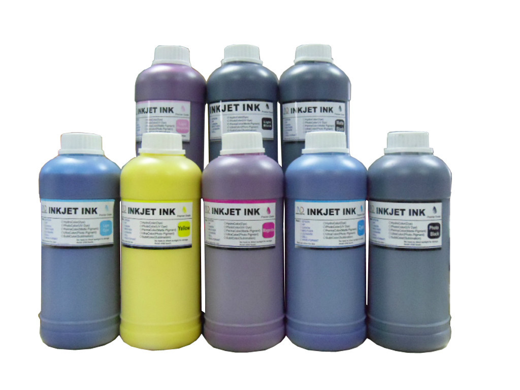 8x500ml ND® Pigment Ink for HP 70 HP 772 Designjet Z5200 CMY/LC/LM/LGY/MK/PK