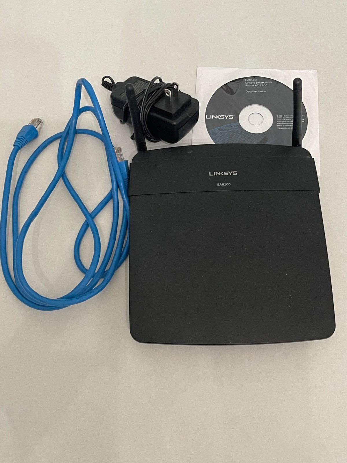 Linksys EA6100 AC1200 Fast Ethernet Smart Wi-Fi Dual-Band Router EA6100 Wireless