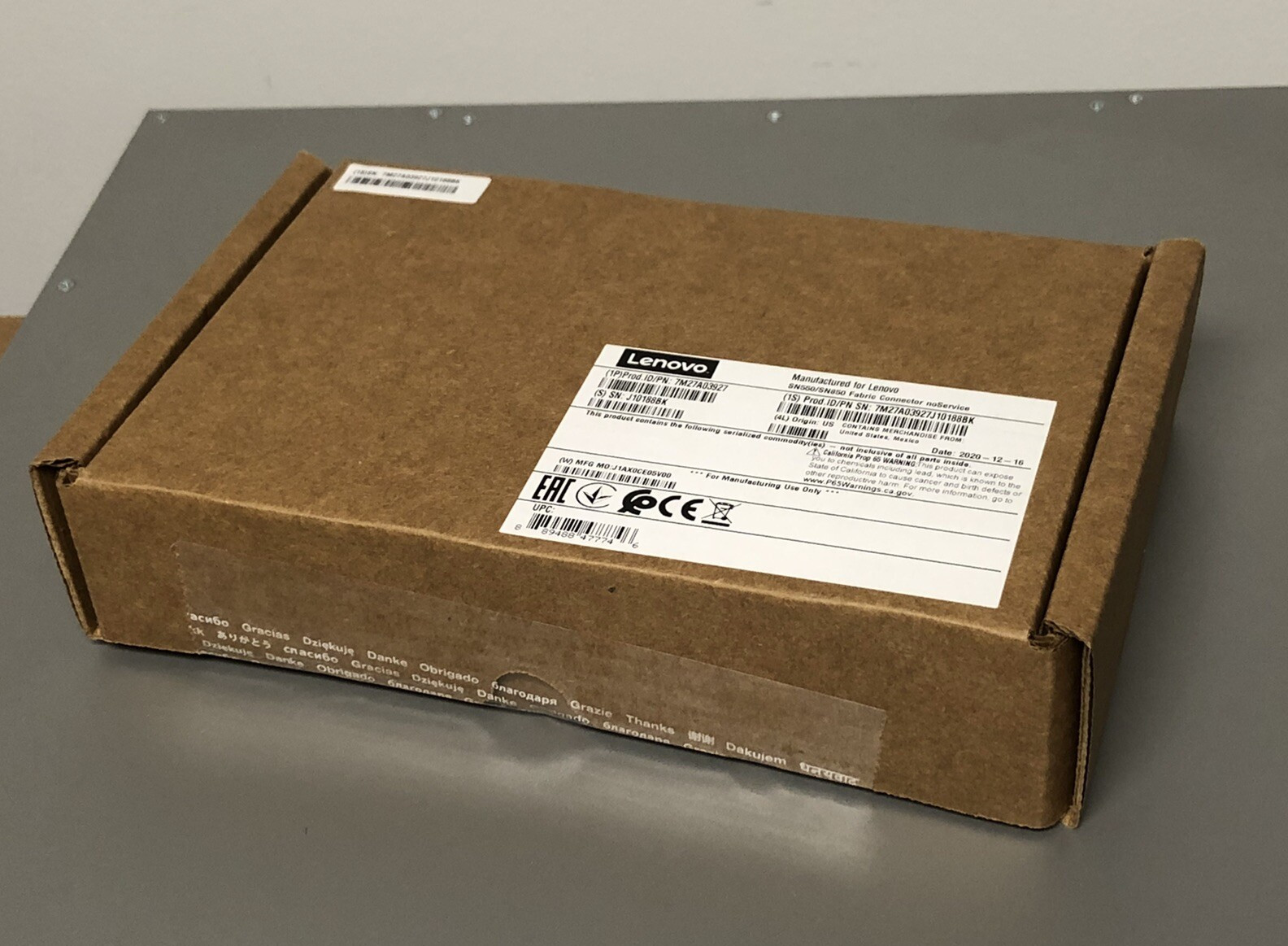 Lenovo SN550 SN850 x880 ThinkSystem Server Fabric Connector Enables LOM 4x 10GE