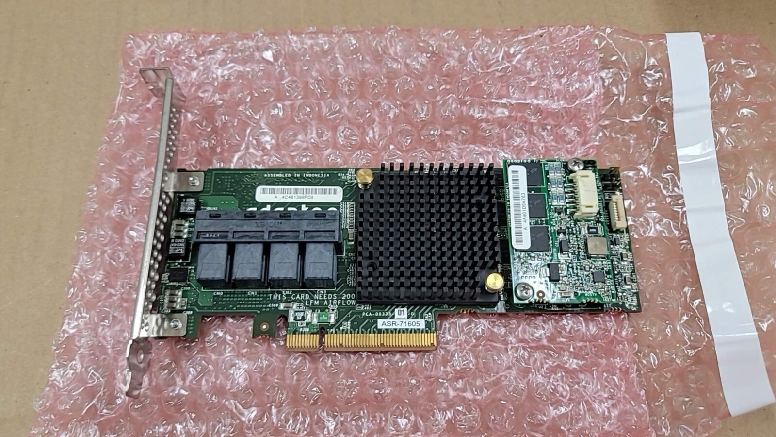 Adaptec ASR-71605 16-Port 1Gbps PCIe RAID Card High Profile
