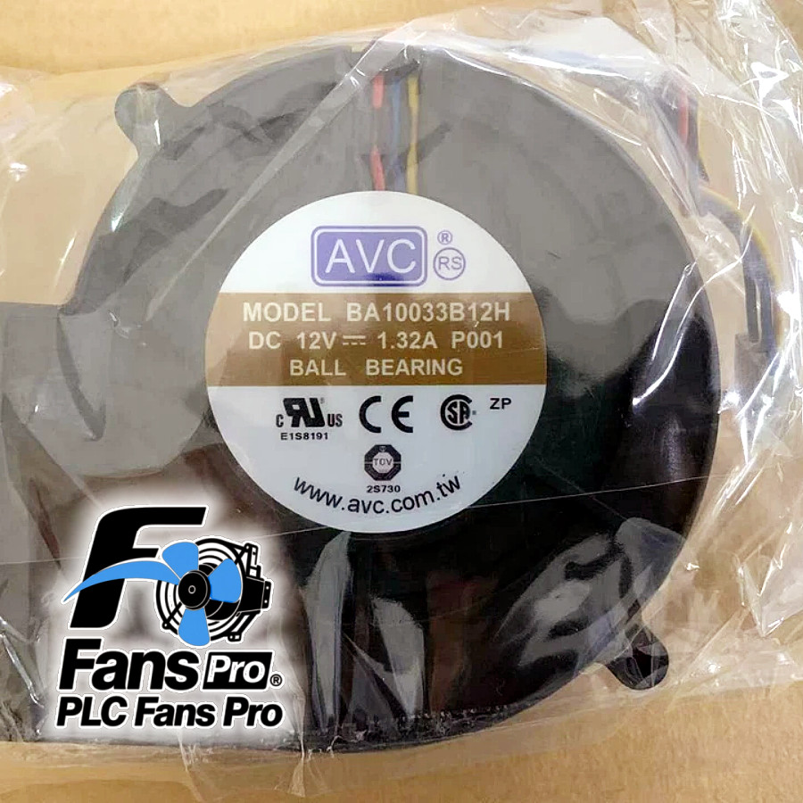 1PCS Brand New For AVC BA10033B12H blower fan DC 12V 1.32A 4-wires cooling fan