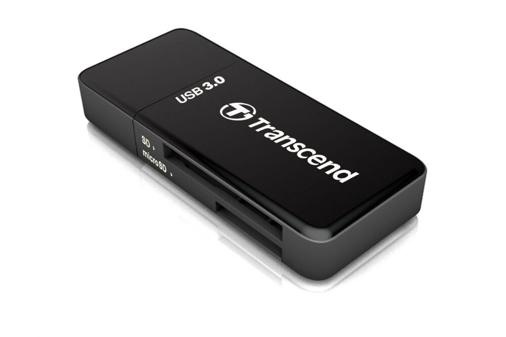 Transcend RDF5 USB3.0 Card Reader microSDHC/SDXC Black TS-RDF5K-UK