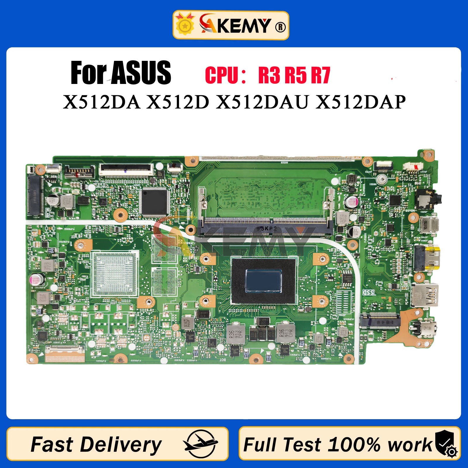 X512DA X712DA Laptop Motherboard For ASUS X712DK X512DAU X712DAU F512D F512DA