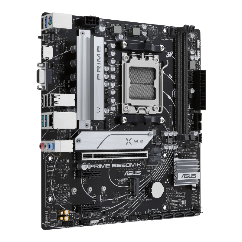 For ASUS PRIME B650M-K motherboard AMD AM5 DDR5 96GB VGA HDMI micro-ATX Tested