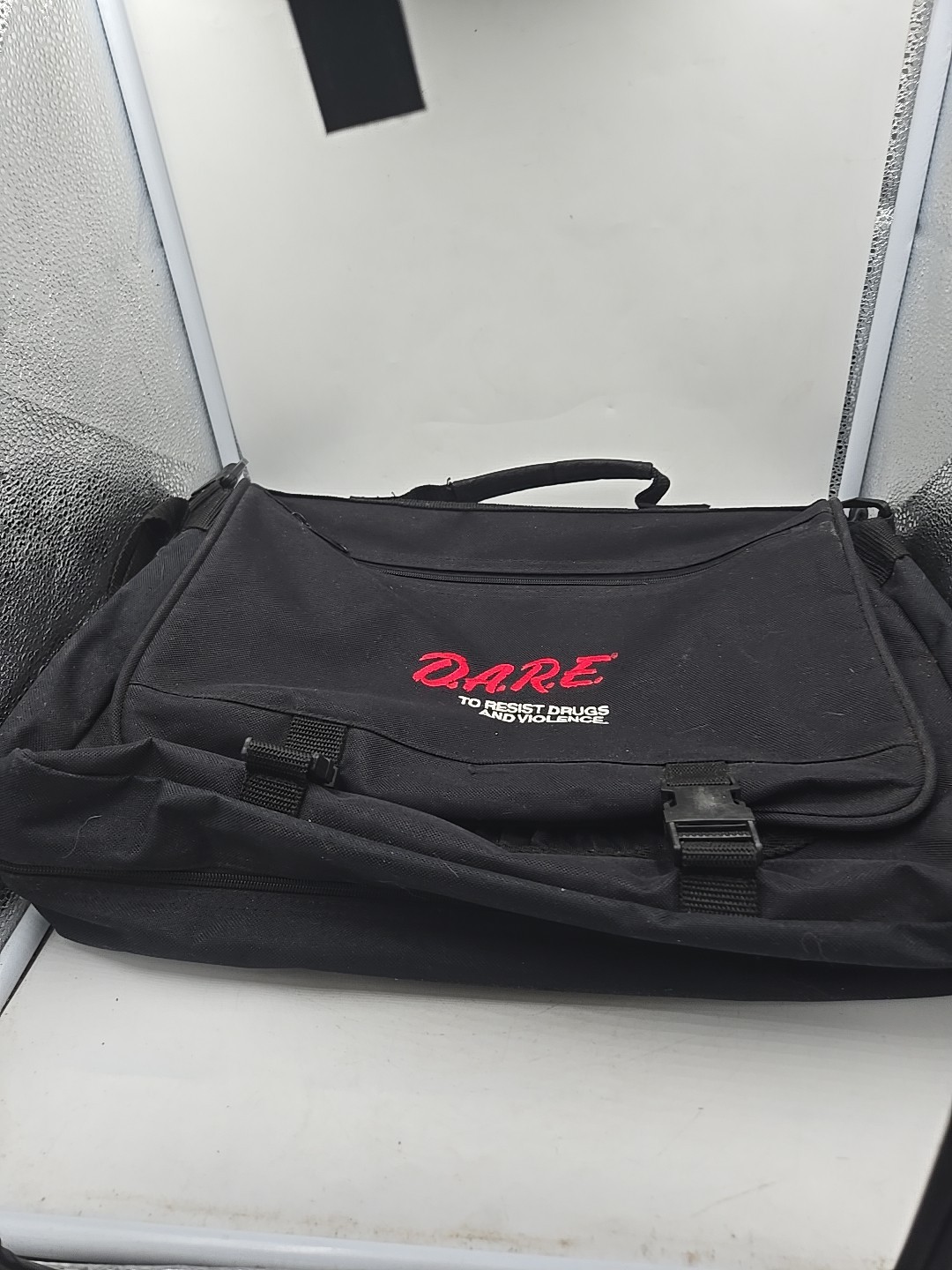 Vintage Rare 90’s D.A.R.E To Keep Kids Off Drugs Laptop Bag Full Zip Briefcase