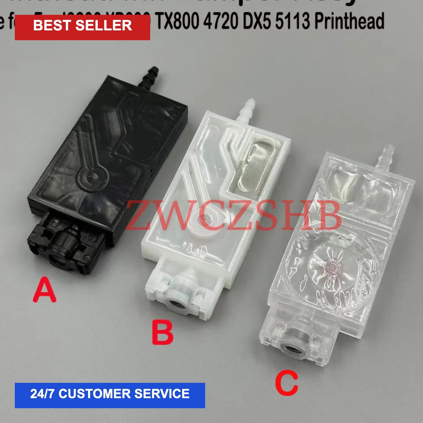 10PCS Solvent UV Printer Ink Damper Dumper for Epson I3200 XP600 TX800 4720 DX5