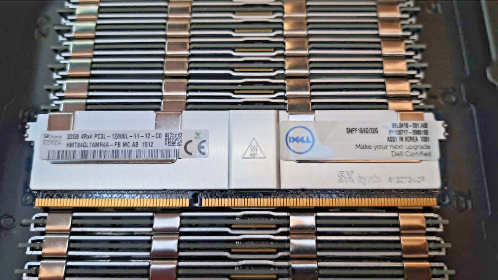 Lot Of 4 SK Hynix 432GB 128GB HMT84GL7AMR4APB PC3L12800L DDR3 ECC Server G2U