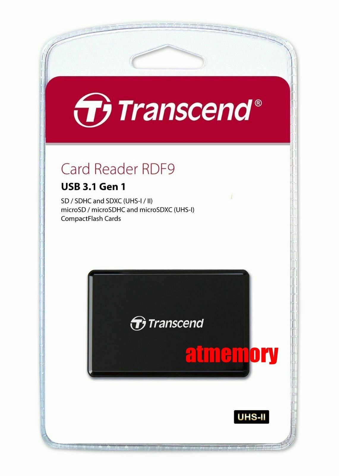 Transcend RDF9 Card Reader USB3.1 for CF/SD/SDHC/SDXC/Micro SD SDHC SDXC US