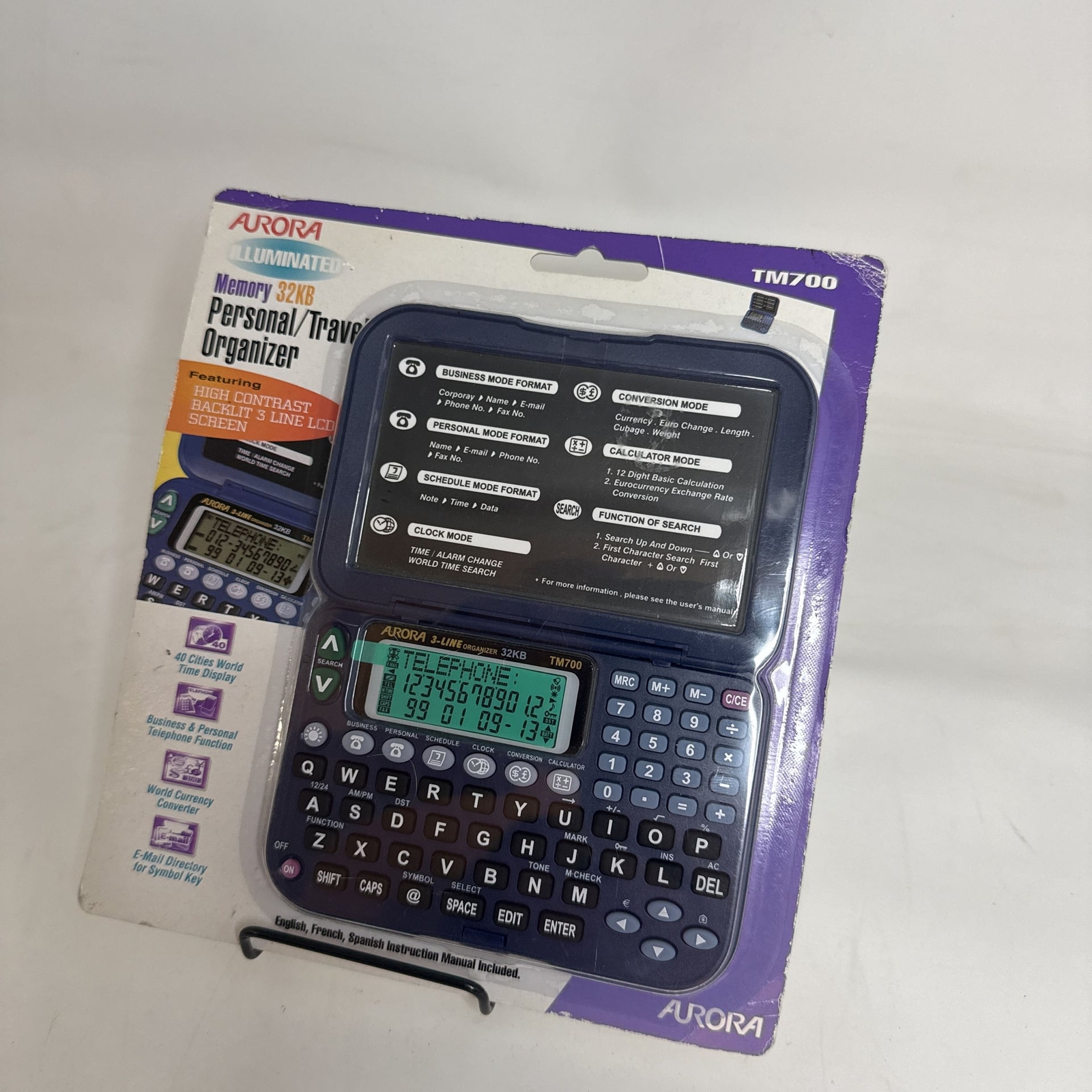 Aurora Tm700 32kb Personal Travel Organizer for sale online