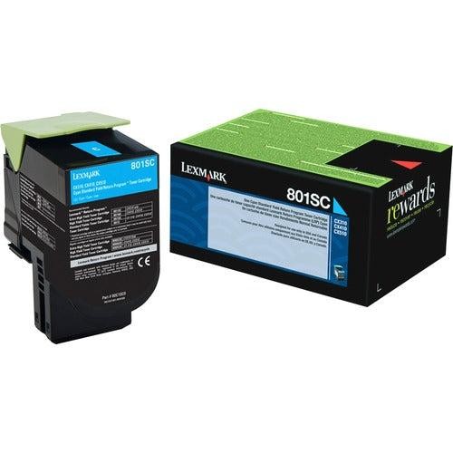 Lexmark Unison 801SC Original Standard Yield Laser Toner Cartridg 80C1SC0
