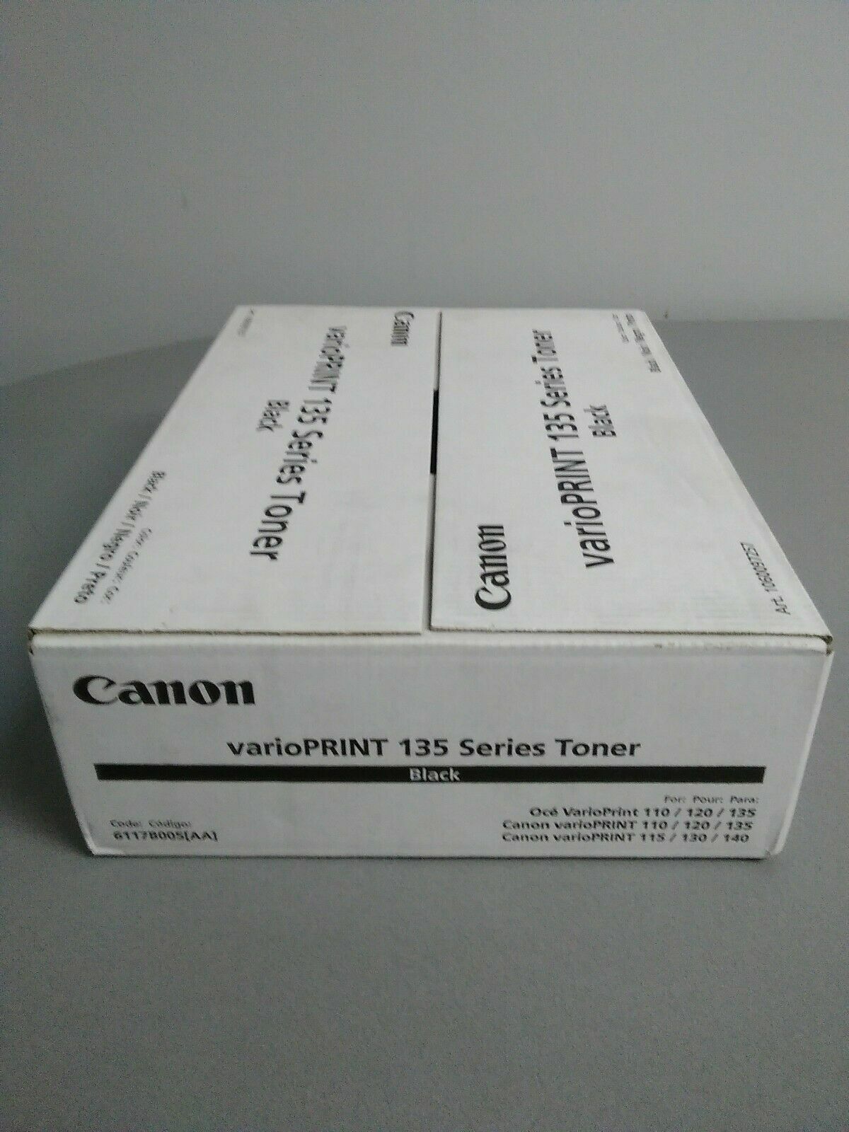 CANON VARIOPRINT 135 SERIES TONER BLACK TONER 6117B005AA, VarioPrint 105, 110