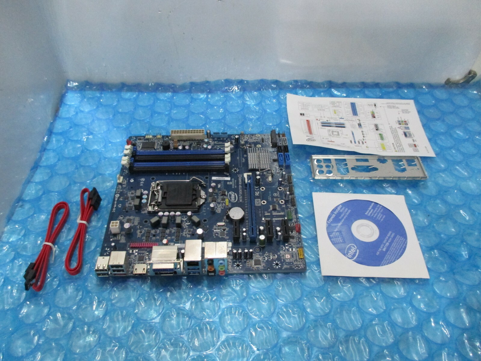 Intel DH77EB LGA1155 Desktop motherboard mATX DDR3 DisplayPort HDMI DVI USB 3.0 