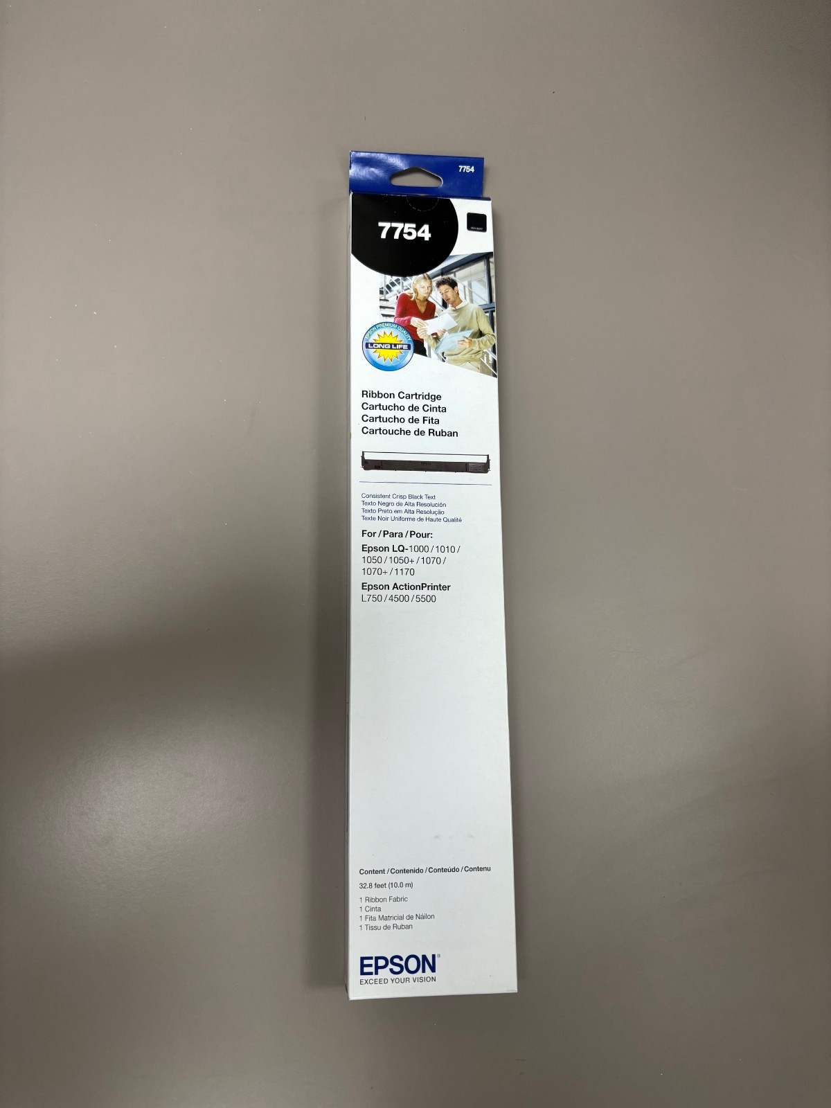 Epson  #7768  Ribbon Cartridge Made In Japan open box SEALED BAG