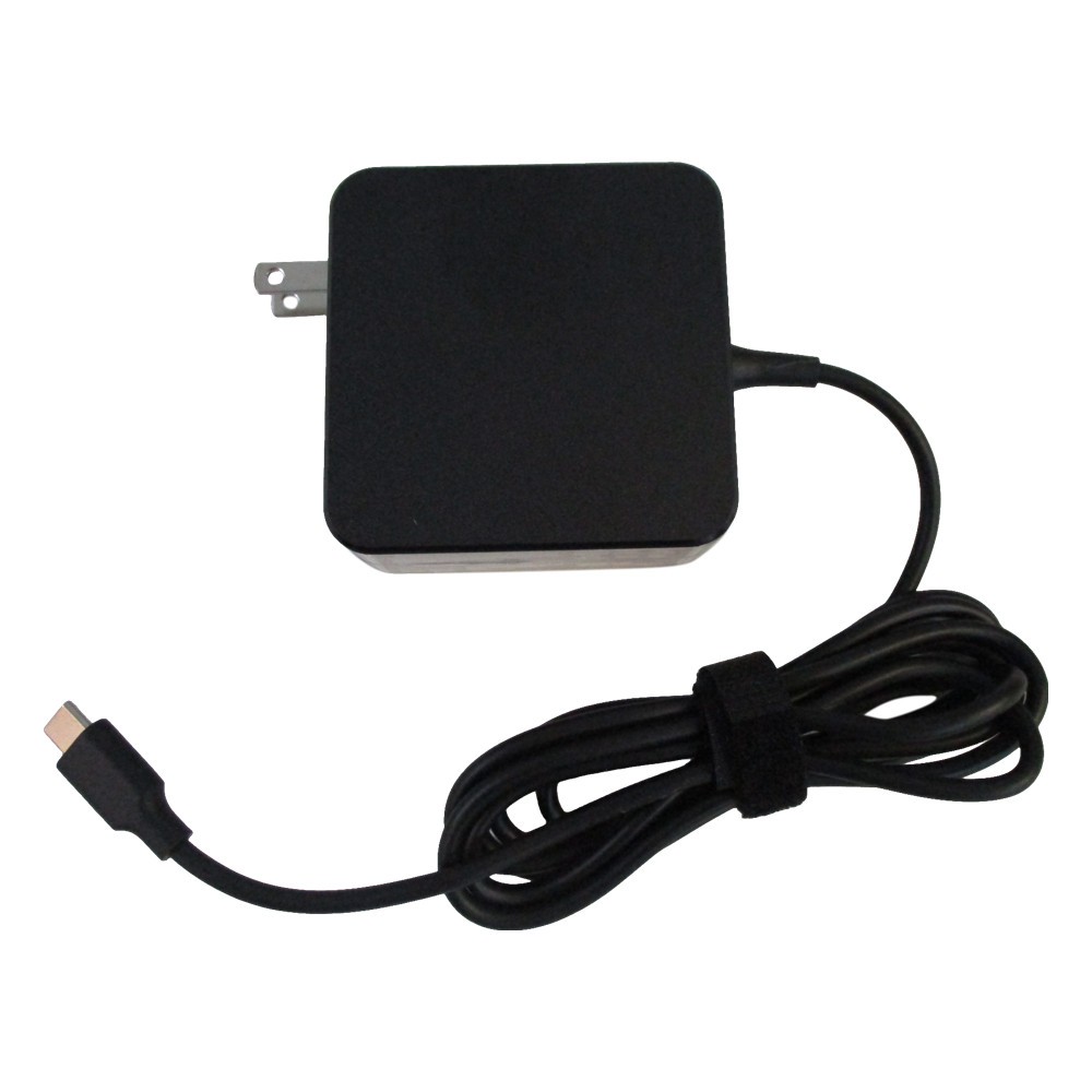 65W USB-C Laptop Replacement Ac Power Adapter Charger Wall Cord