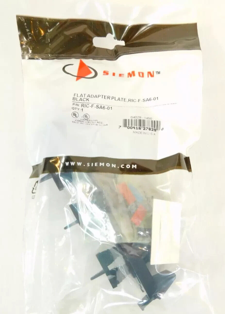 Siemon RIC-F-SA6-01 3 Duplex ST Adapter Panel (6 fibers)