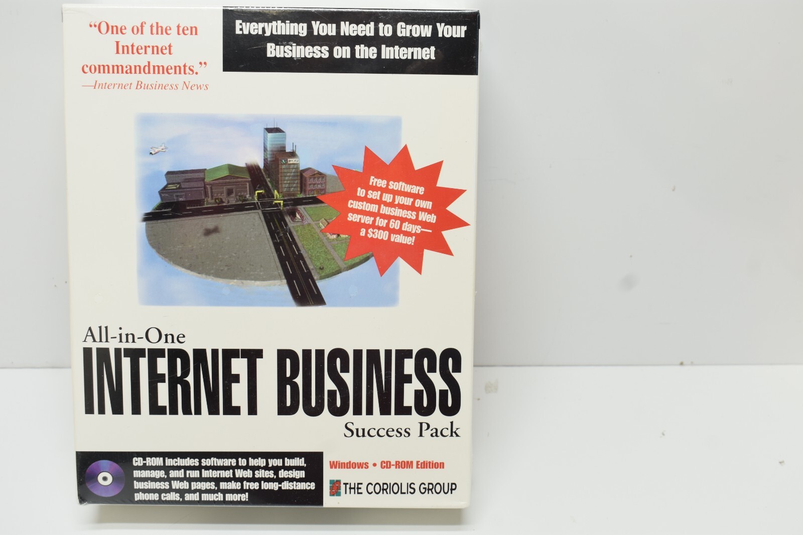 Vintage All-in-One Internet Business Success Pack CD-ROM Big Box Windows 95 New