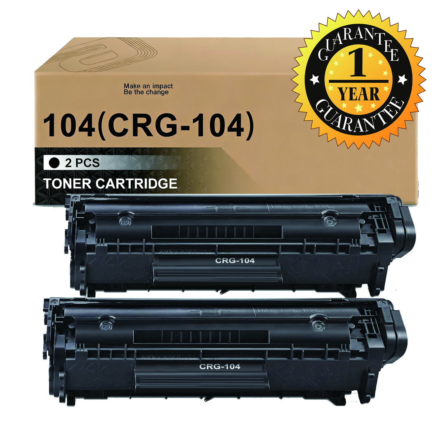 2PK CRG104 fits for Canon 104 FX9 FX10 Toner ImageClass MF4150 MF4350D D420 D480