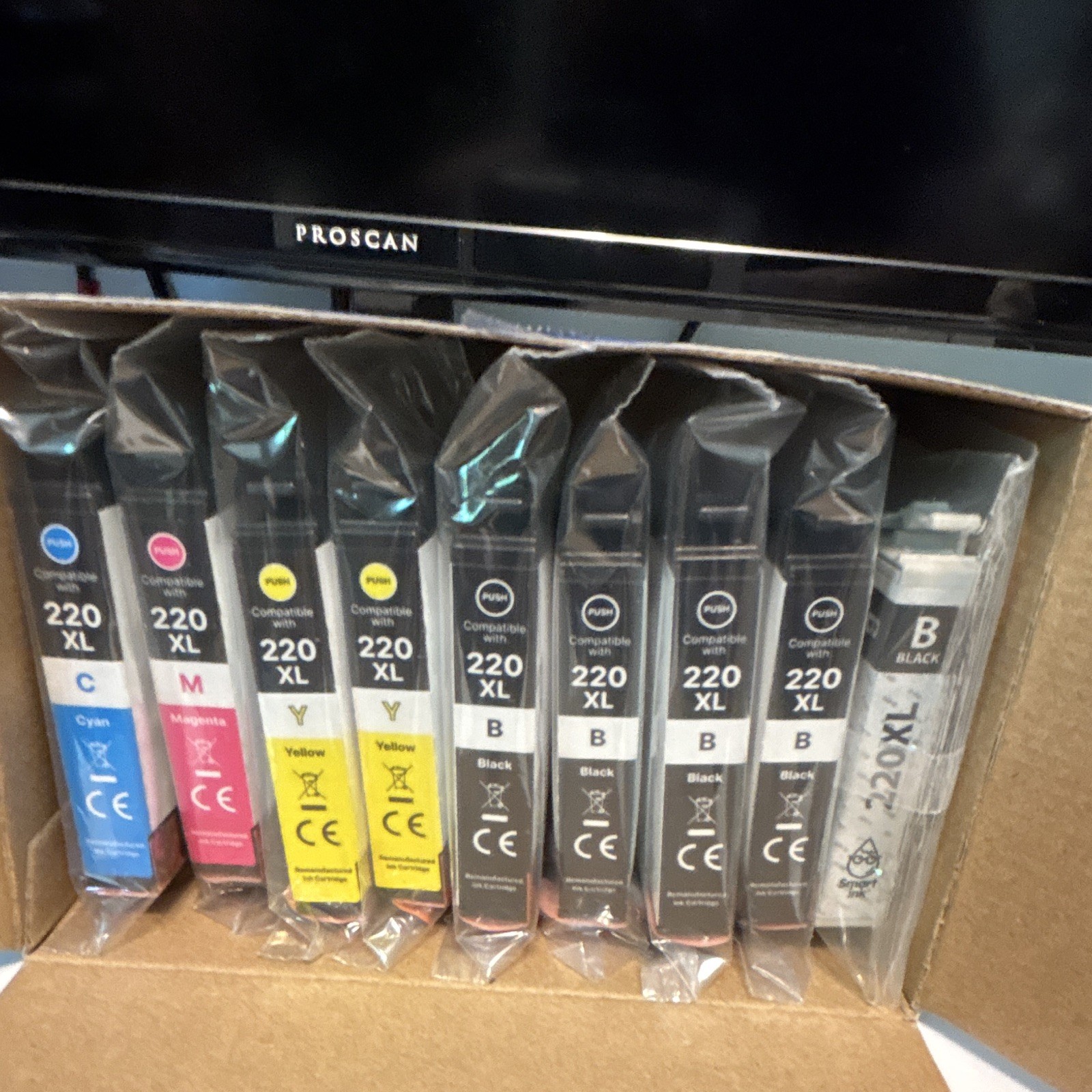 220XL Compatible Inkjet Ink Cartridges Set BK/C/M/Y for Epson