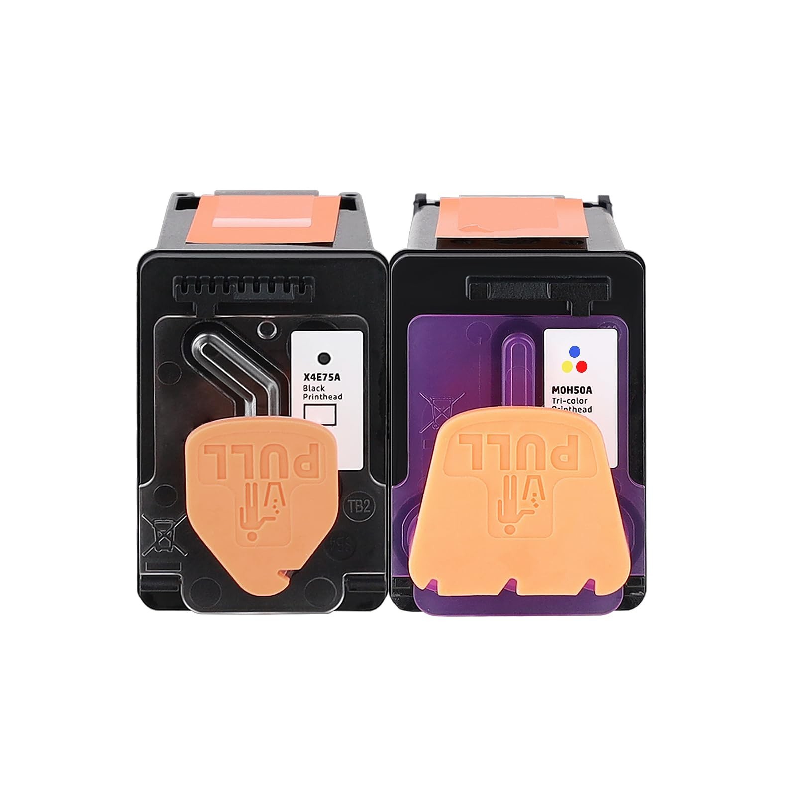A Set (Black & Tri-Color) GT53 Print Head X4E75A M0H50AA for Printers 515 514...