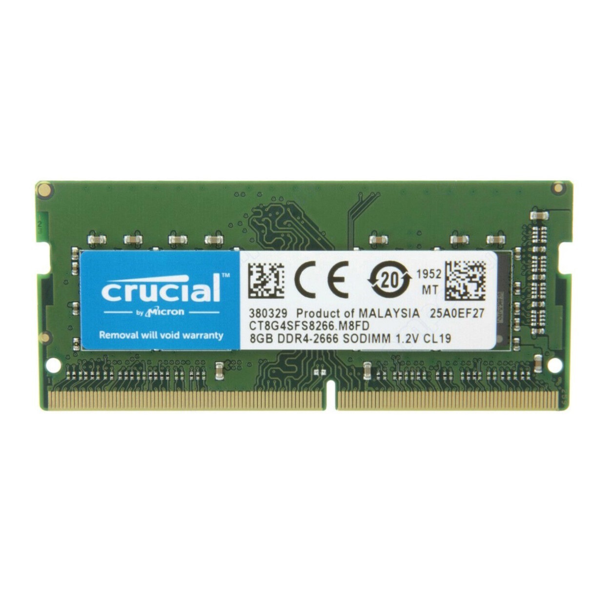 New Crucial 8GB DDR4 2666MHz PC4-21300 Laptop SODIMM Memory Ram CT8G4SFS8266