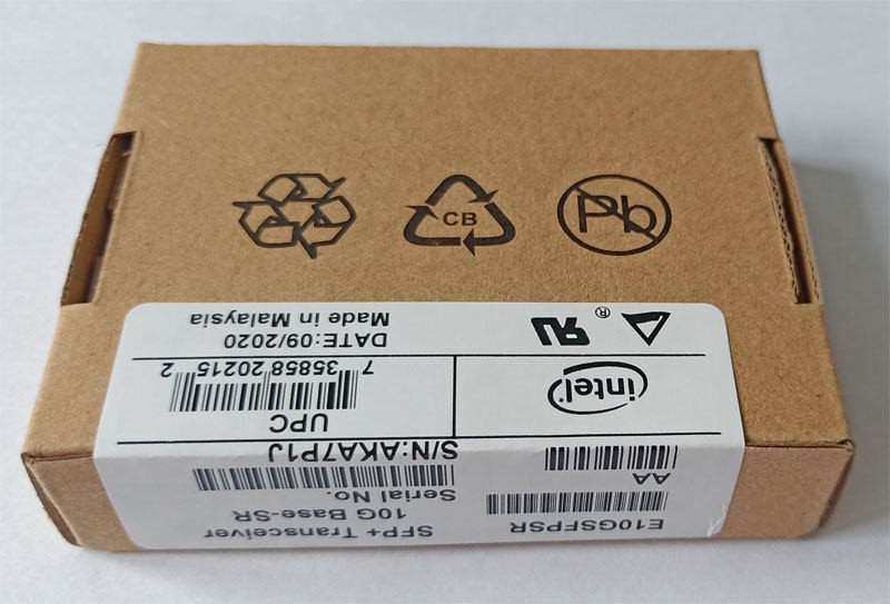 Intel FTLX8571D3BCV-IT 10 Gigabit Optical Module Multimode E10GSFPSR 10g 850nm
