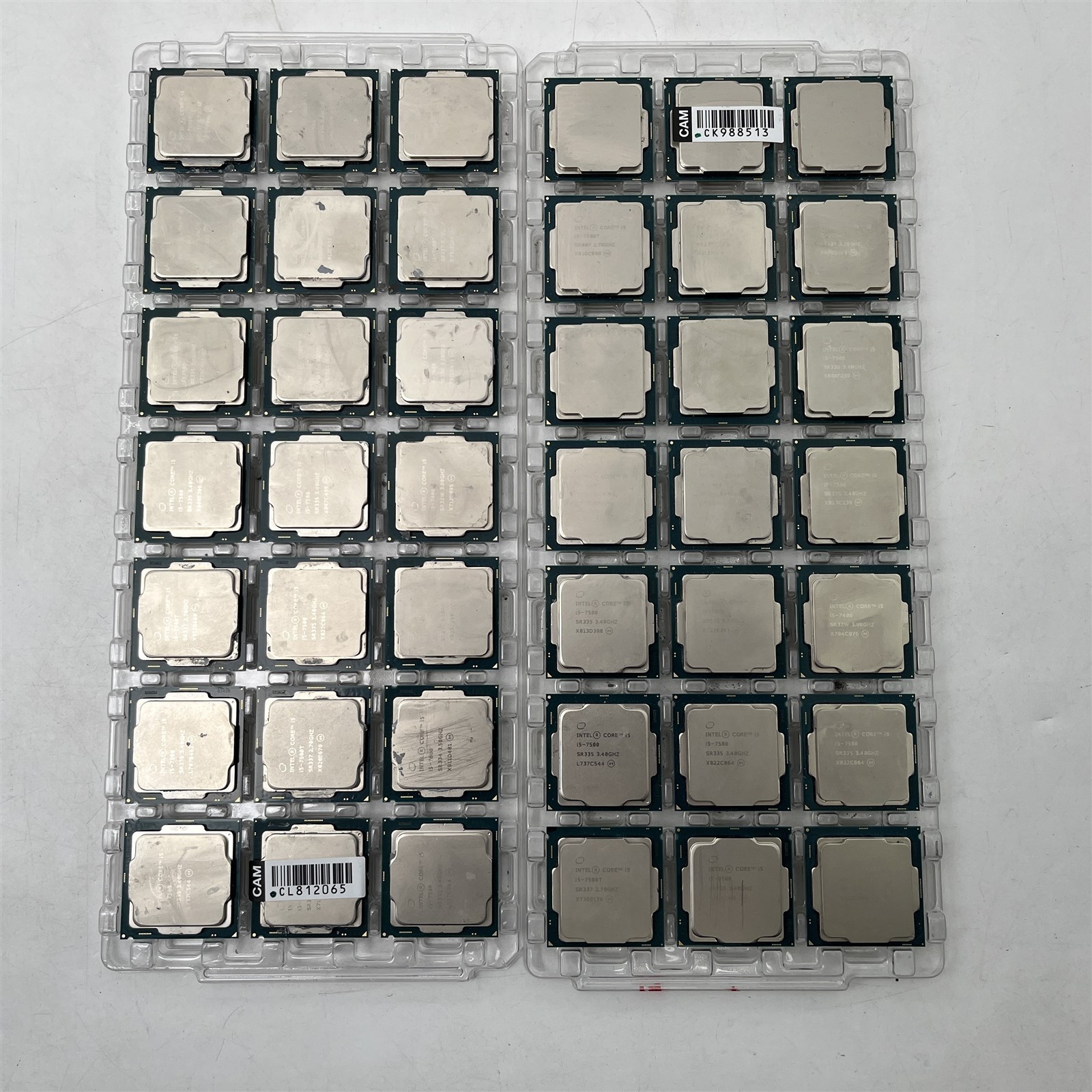 Lot of 42 Intel i5 7th Gen Processors