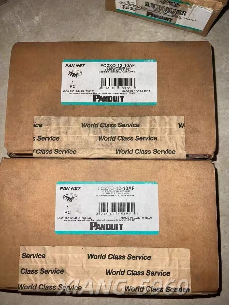 Panduit FC2XO-12-10AFOM3 MM LC 12 DUPLEX Apdapter QuickNet Opticom Cassette