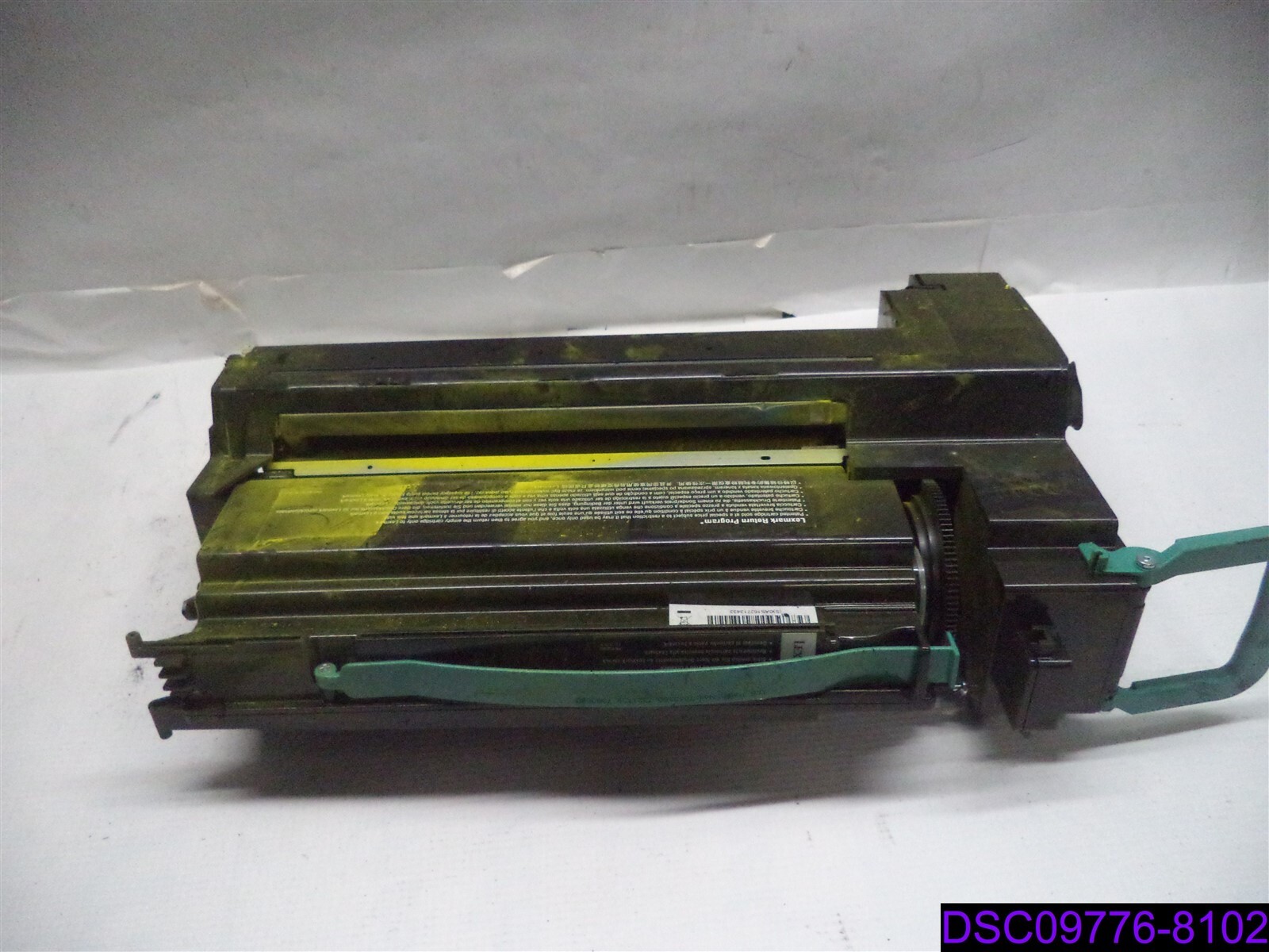 Used Needs Refilled Genuine OEM Lexmark Yellow Toner Cartridge C792X6YG