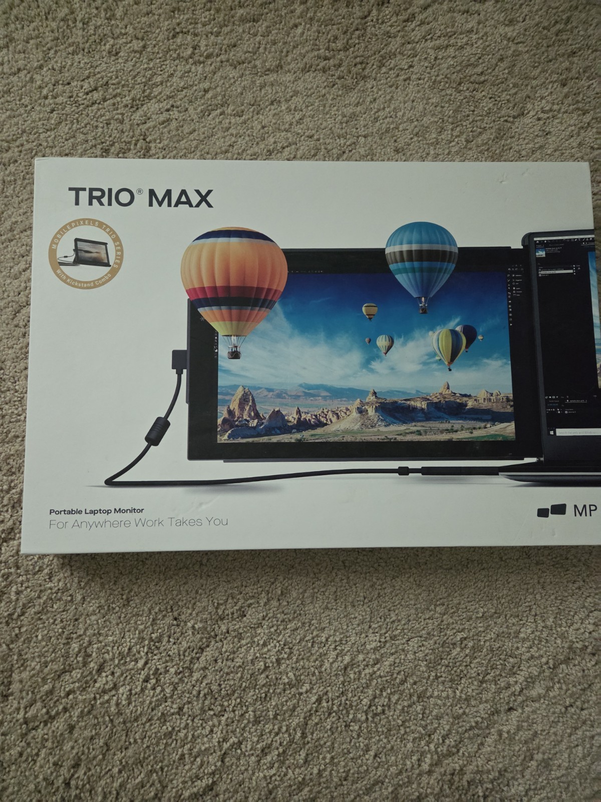 Mobile Pixels Trio Max Portable Monitor for Laptops 14" Full HD IPS 1920x1080p