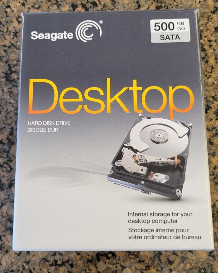 New SEAGATE 500GB SATA Computer Hard Disk Drive 7200 RPM Internal PC Desktop