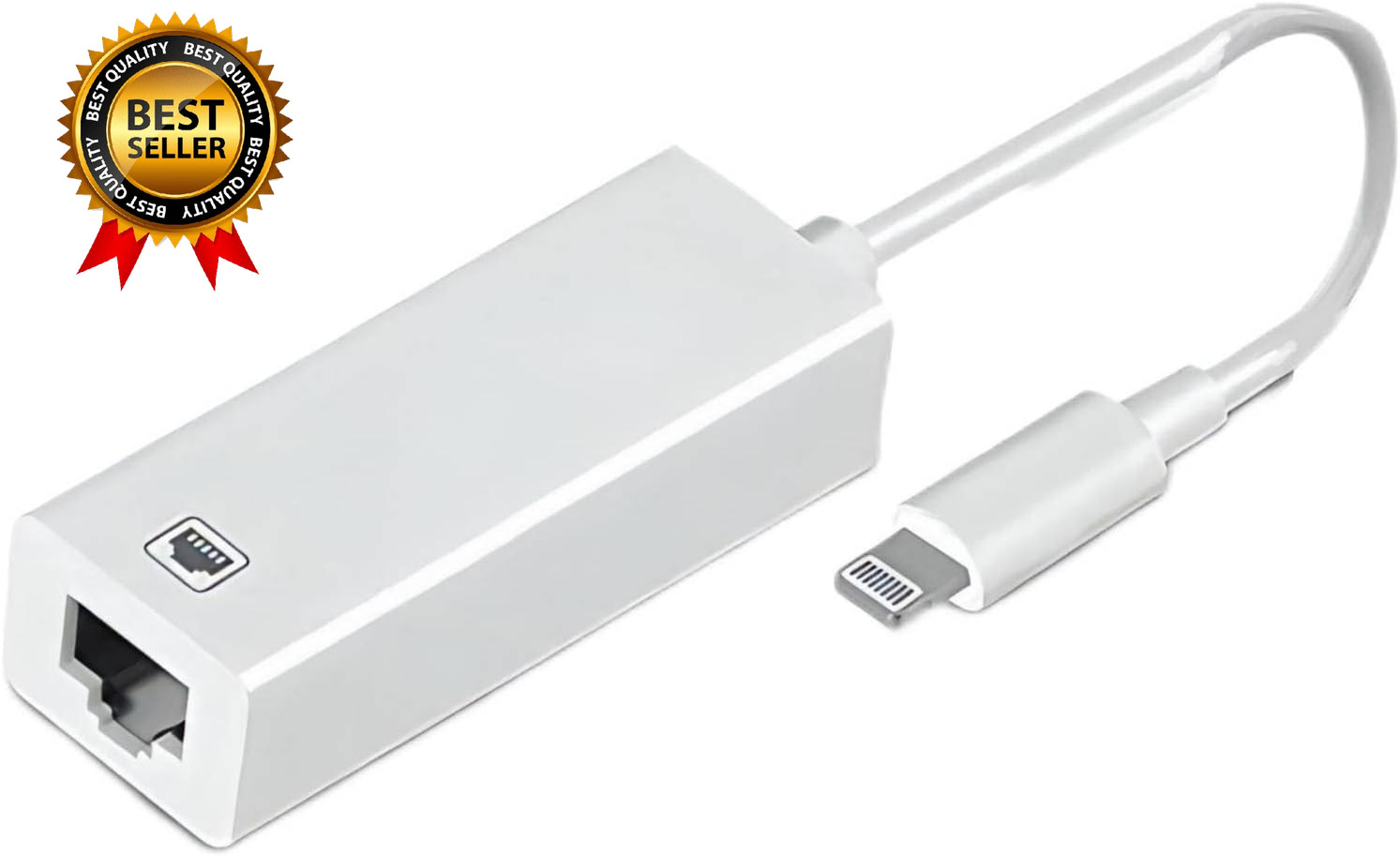 Apple Mfi Certified Lightning to Ethernet Adapter Rj45 Ethernet LAN Network...