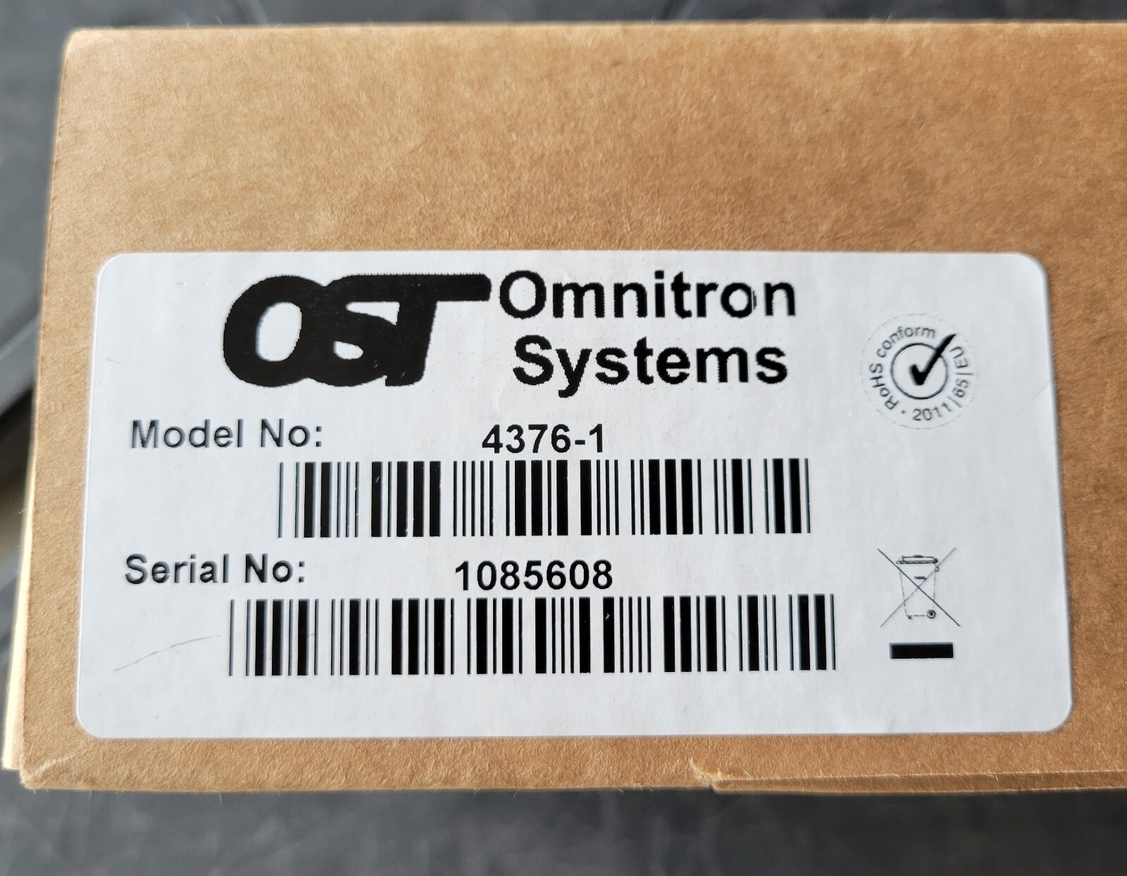 OMNITRON SYSTEMS 4376-1  FLEXPOINT Gx 1000 RJ-45 to 1000 Fiber MM/ST  - NEW 