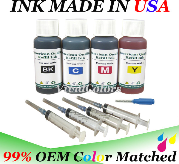 4x30ml Refill ink Canon PG-275 CL-276  Ink Cartridges Black Color TS3520 TS3522