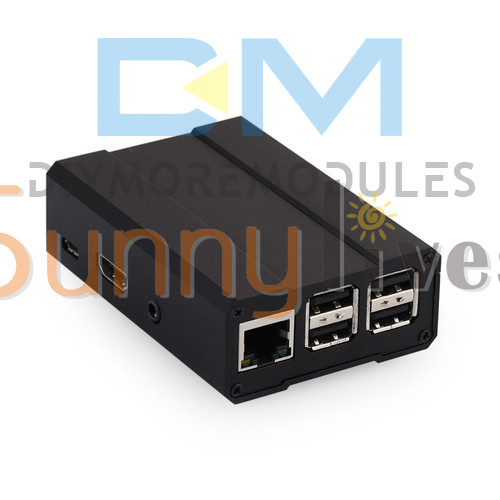 For Raspberry Pi 3 Model B Pi 2 Model B & B+ Premium Aluminum Alloy Metal Case