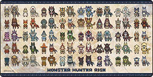 Capcom Monster Hunter Rise Gaming Mouse Pad Palamutes Palicoes 800x400mm mat