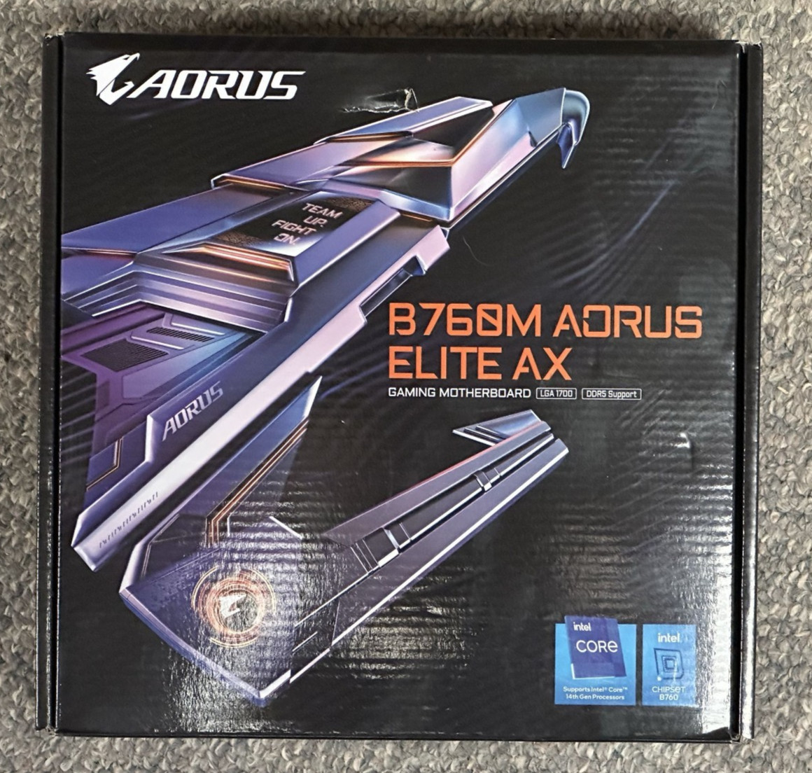 GIGABYTE B760M AORUS ELITE AX DDR5 LGA1700 WiFi 6E mATX Motherboard