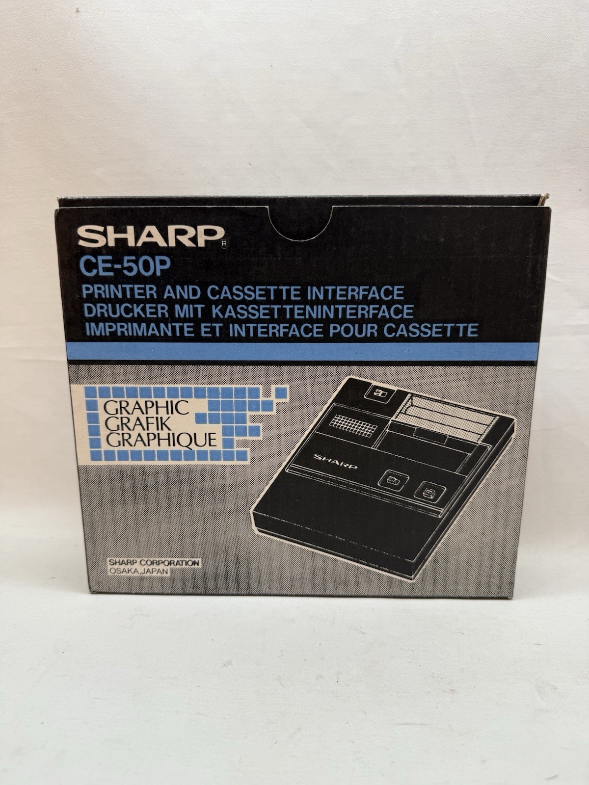 Vintage Sharp CE-50P Printer And Cassette Interface Made In Japan